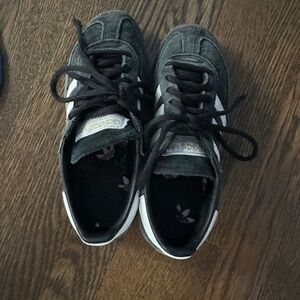 Adidas Kids Black Spezials Sneakers US 4.5